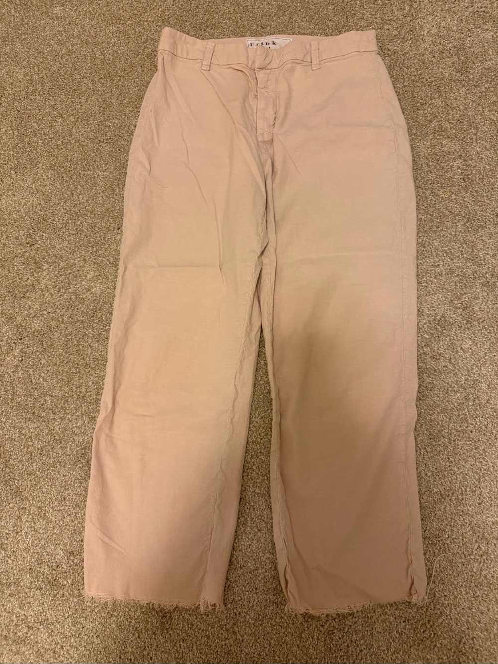 Frank & Eileen Kinsale High-Rise light pink pants size 10